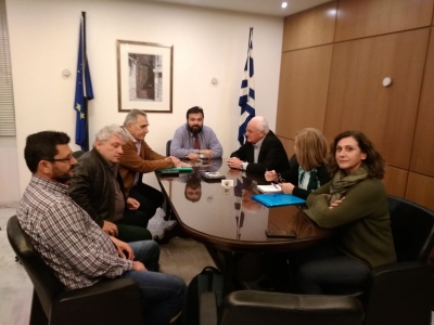 Δελτίο Τύπου Συνάντησης ΠΣΥΑΣ με υφ.Γ.Βασιλειάδη-Γ.Πάντζα κοσμήτορα ΒτΕ